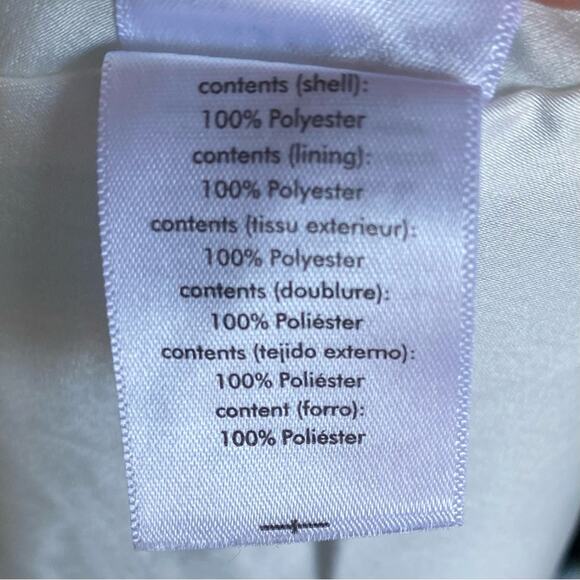 Rachel Parcell Floral Ruffle Mini Dress Blue White Size Large - Picture 7 of 8